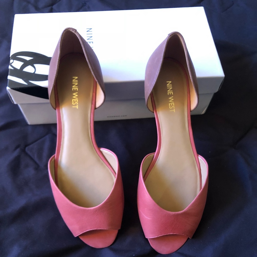 Multi color peep toes